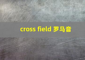 cross field 罗马音